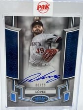 2024 Topps Tier One Break Out Autographs Pablo López #BOA-PL card