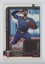 2025 Topps Real One Relics Pablo López #662 card