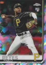 2019 Topps Chrome Sapphire Edition Base Set Pablo Reyes #498 card