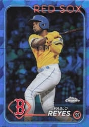 2024 Topps Chrome Sapphire Edition Base Set Pablo Reyes #594 card