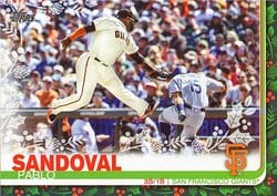 2019 Topps Holiday Base Set Pablo Sandoval #HW88 card
