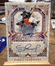 2025 Panini Boys of Summer Fan Favorite Signatures Pablo Sandoval #11 card