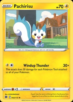 Brilliant Stars Pachirisu #52 card