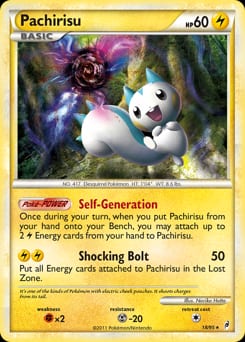 2011 Call of Legends Pachirisu #18 card