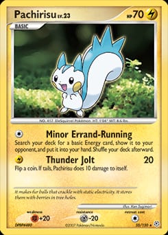 Diamond & Pearl Pachirisu #35 card