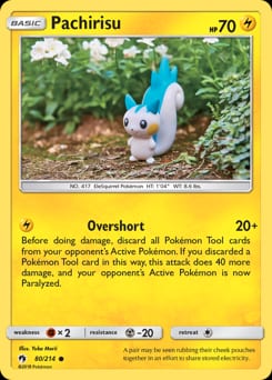 Lost Thunder Pachirisu #80 card