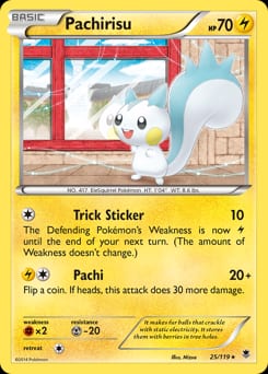 2014 Phantom Forces Pachirisu #25 card