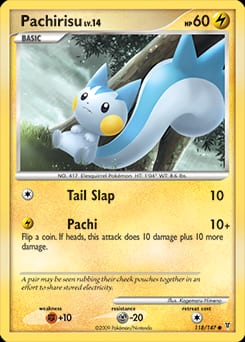 Supreme Victors Pachirisu #118 card