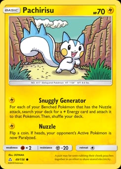 Ultra Prism Pachirisu #49 card