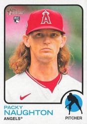 2022 Topps Heritage Base Set Packy Naughton #665 card