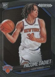 2024-25 Panini Prizm Black Base Set Pacome Dadiet #208 card