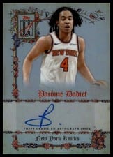 2025-26 Topps Signature Class Manuscripts Pacôme Dadiet #MS-PD card