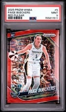 2025 Panini Prizm WNBA Paige Bueckers Red Pulsar #5 card