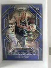 2025 Panini Prizm WNBA Fearless Paige Bueckers Blue Pulsar #13 card