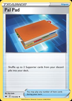 Sword & Shield Pal Pad #172 card