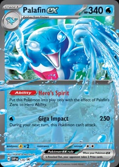 Scarlet & Violet Black Star Promos Palafin ex #126 card