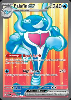 2024 Twilight Masquerade Palafin ex #193 card