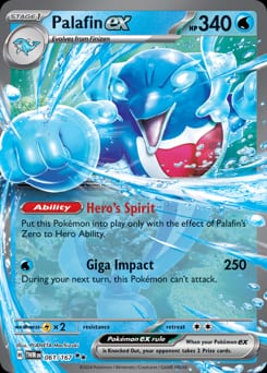 Twilight Masquerade Palafin ex #61 card