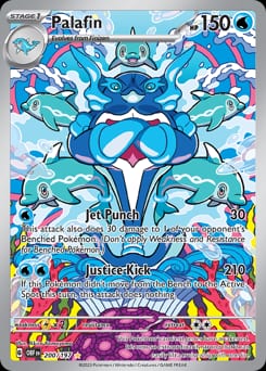 2023 Obsidian Flames Palafin #200 card