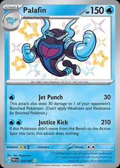 2024 Paldean Fates Palafin #124 card