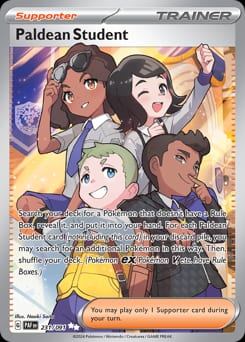 Paldean Fates Paldean Student #231 card