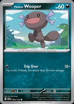 Journey Together Paldean Wooper #93 card