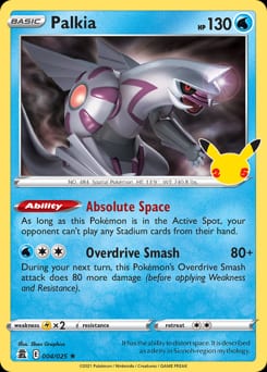 2021 Celebrations Palkia #4 card