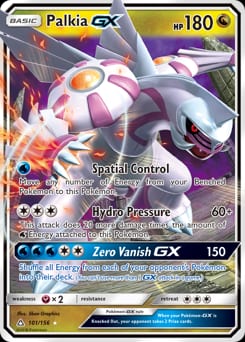 Ultra Prism Palkia-GX #101 card