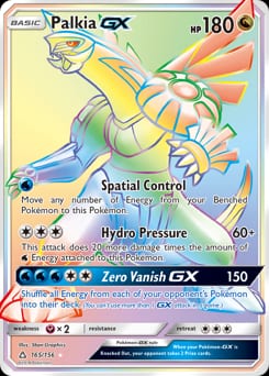 Ultra Prism Palkia-GX #165 card