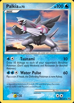 2009 Platinum Palkia #37 card