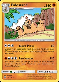 Cosmic Eclipse Palossand #127 card