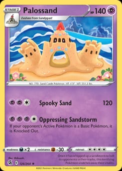 Fusion Strike Palossand #126 card