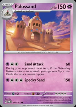 Twilight Masquerade Palossand #92 card