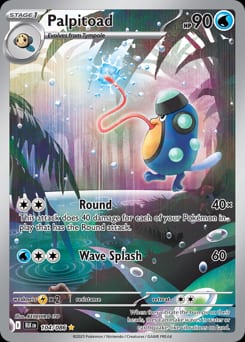 Black Bolt Palpitoad #104 card