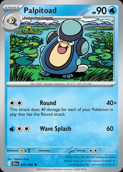 2025 Black Bolt Palpitoad #20