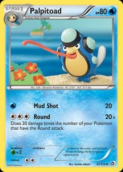 Legendary Treasures Palpitoad #41 card