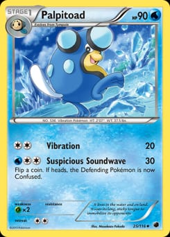 Plasma Freeze Palpitoad #25 card