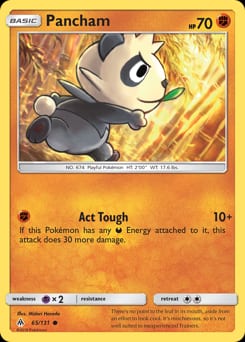Forbidden Light Pancham #65 card