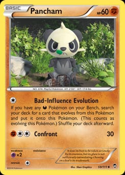 Furious Fists Pancham #59 card