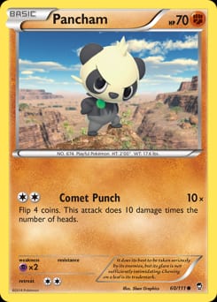 Furious Fists Pancham #60 card