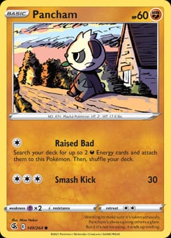 Fusion Strike Pancham #149 card