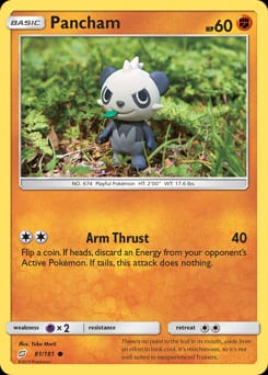 Team Up Pancham #81 card