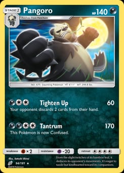 Team Up Pangoro #94 card
