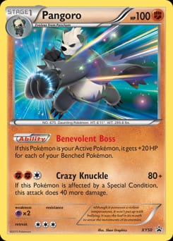XY Black Star Promos Pangoro #XY50 card