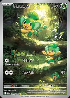 Black Bolt Pansage #89 card