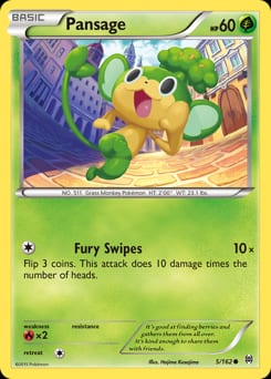 2015 BREAKthrough Pansage #5 card
