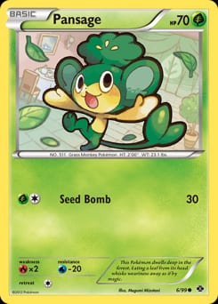 Next Destinies Pansage #6 card