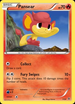 Kalos Starter Set Pansear #7 card