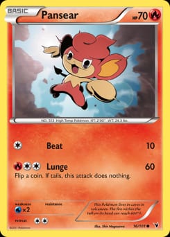 Noble Victories Pansear #16 card