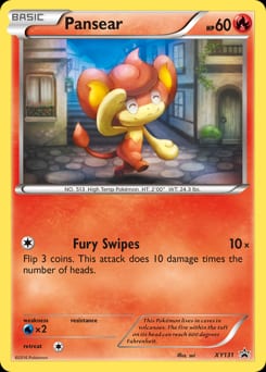 XY Black Star Promos Pansear #XY131 card